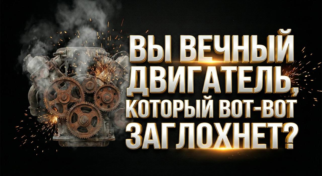 Слайд 1: Вы вечный двигатель, который вот-вот заглохнет?